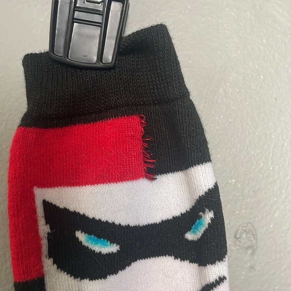 Harley Quinn women’s small high socks comics DC Batman costume - Picture 4 of 6